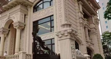 山东黄金麻别墅外墙异形定制