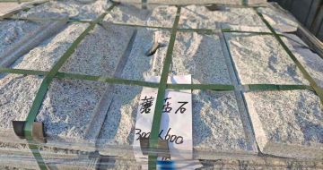 山东芝麻白蘑菇石，自然面