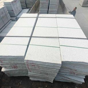 山东芝麻白毛板，石材毛板