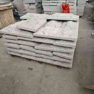 山东芝麻白蘑菇石，自然面