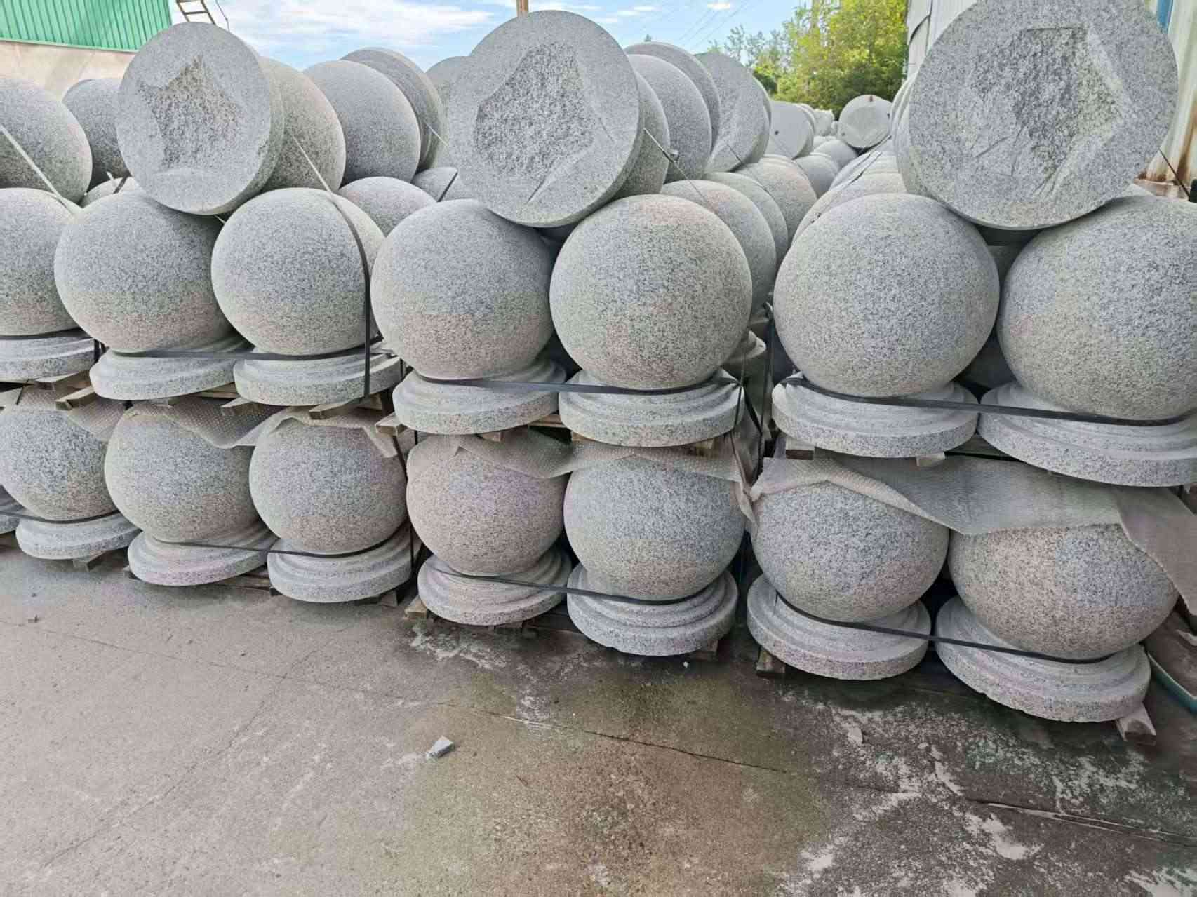 山东圆球石球挡车球