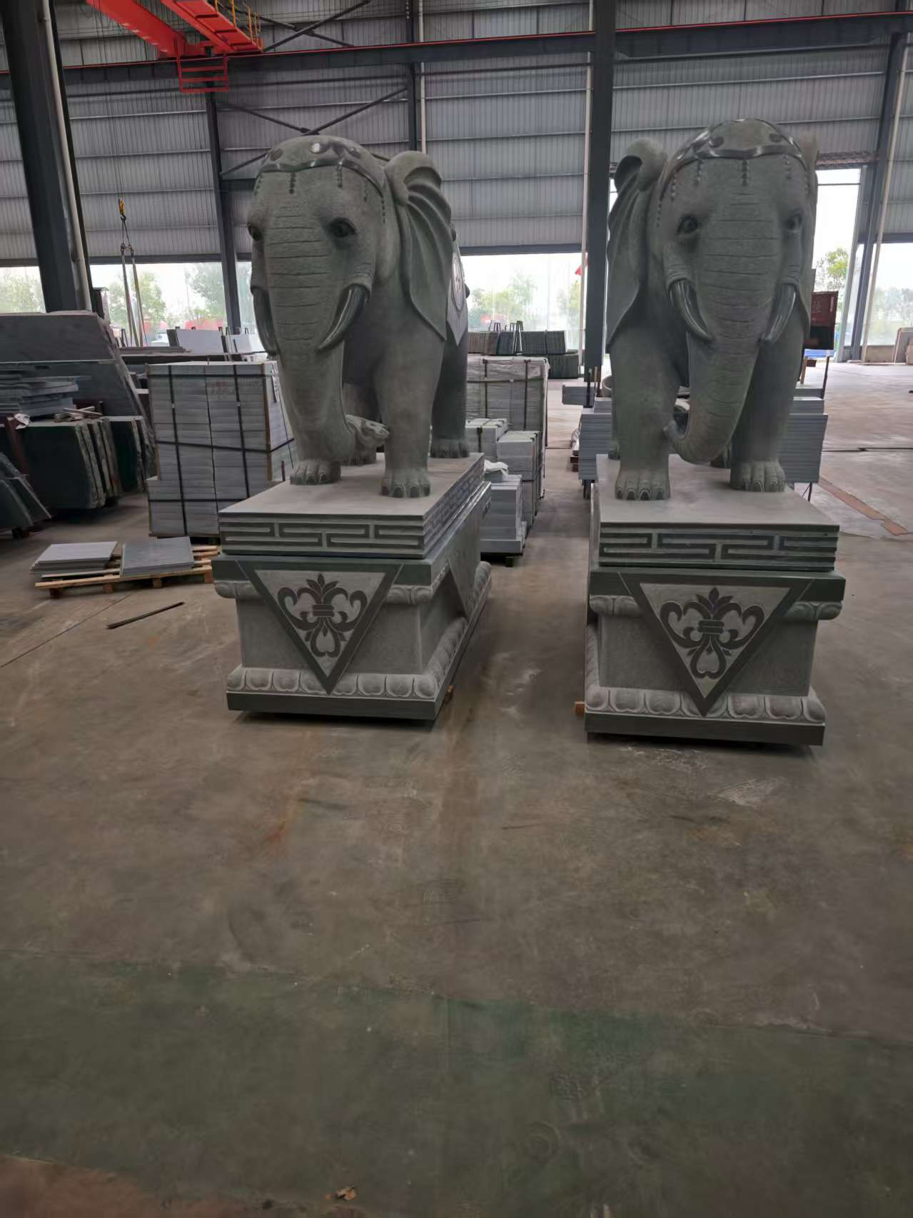 山东芝麻灰花岗岩对象 芝麻白芝麻灰大象