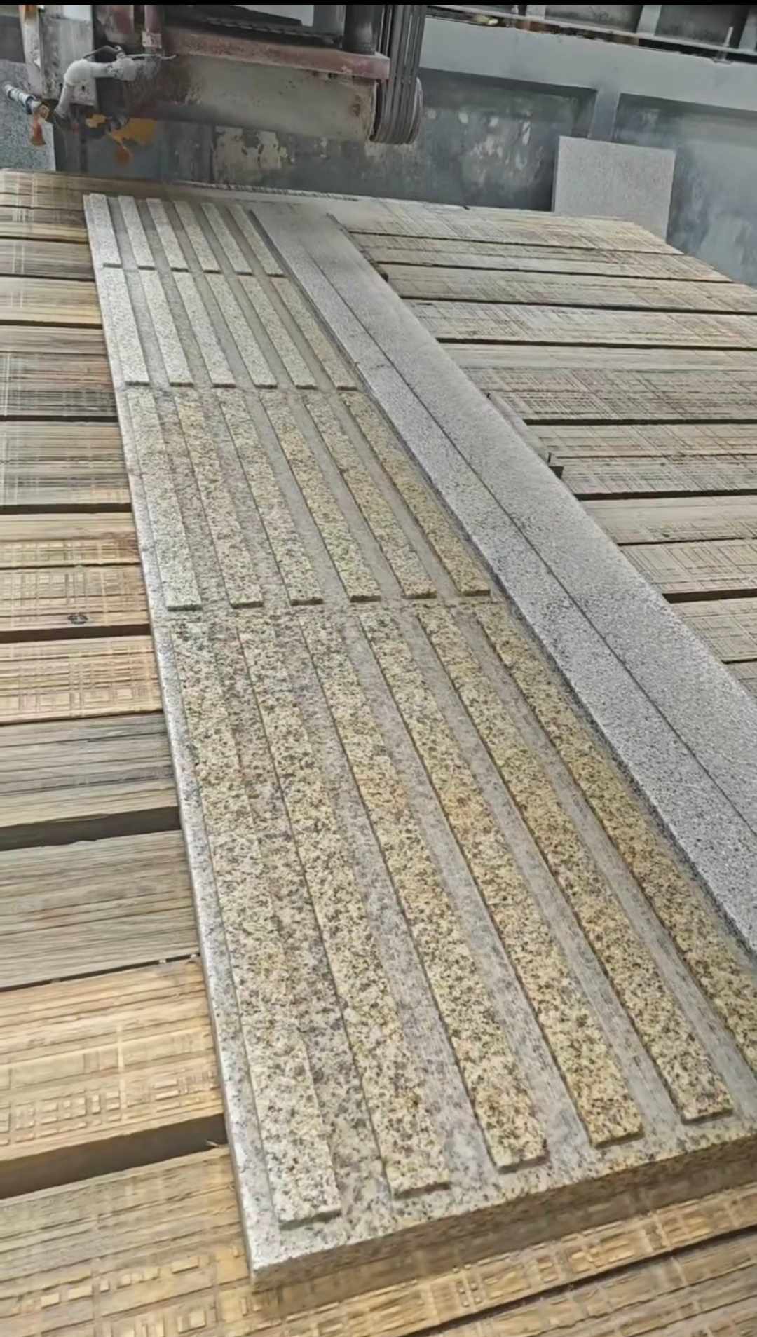 山东黄金麻盲道石 盲条