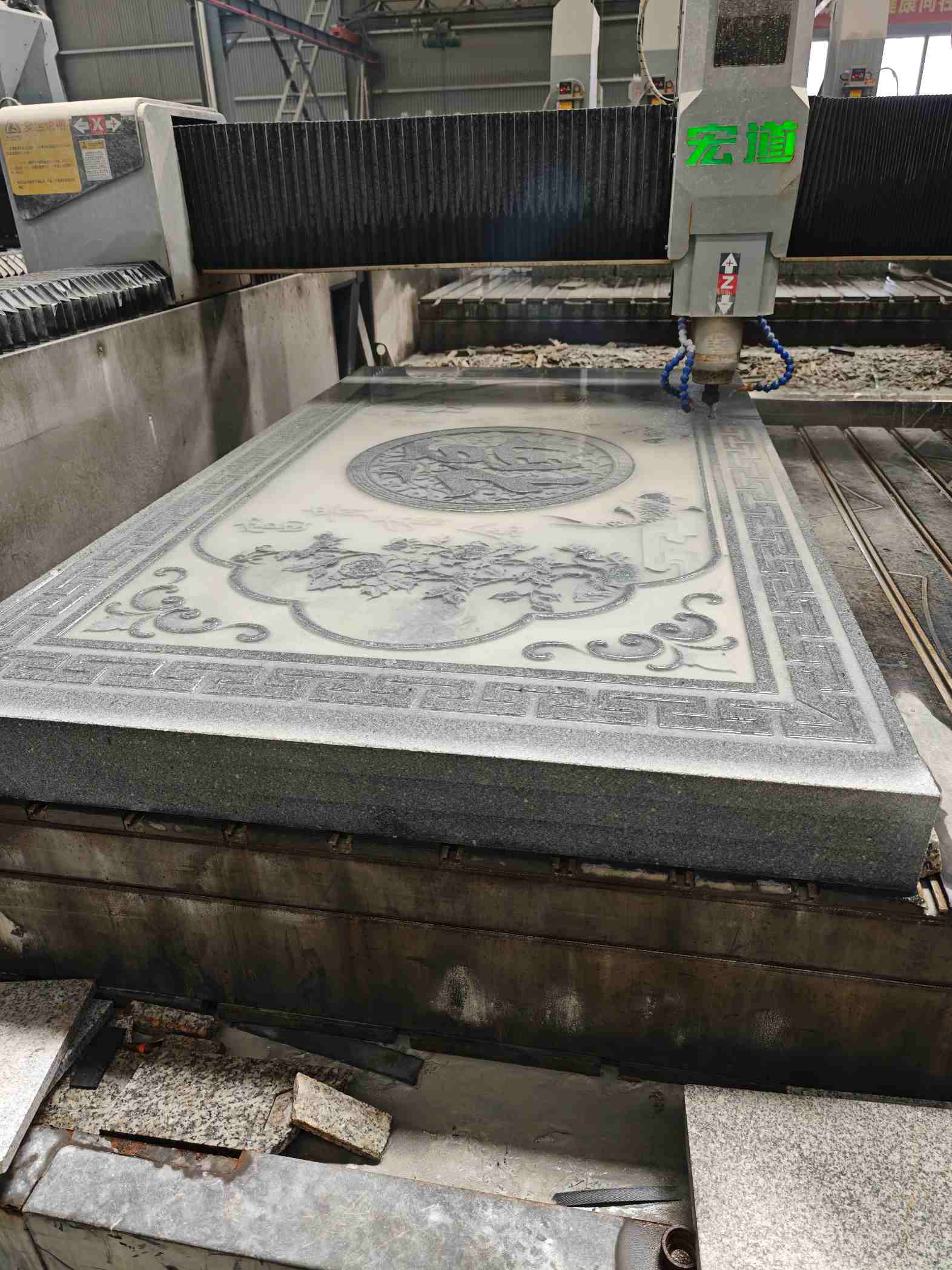 山东芝麻灰雕刻版异形雕刻异形定制